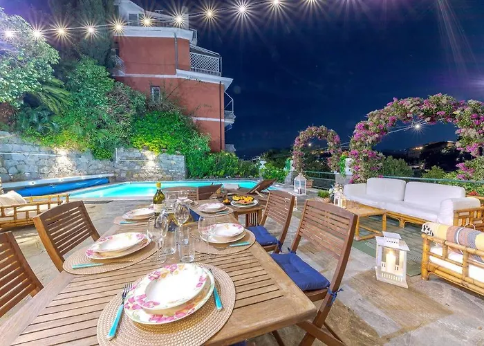 Portofino Piscina Privata • Giardino • 3 Parcheggi Rapallo